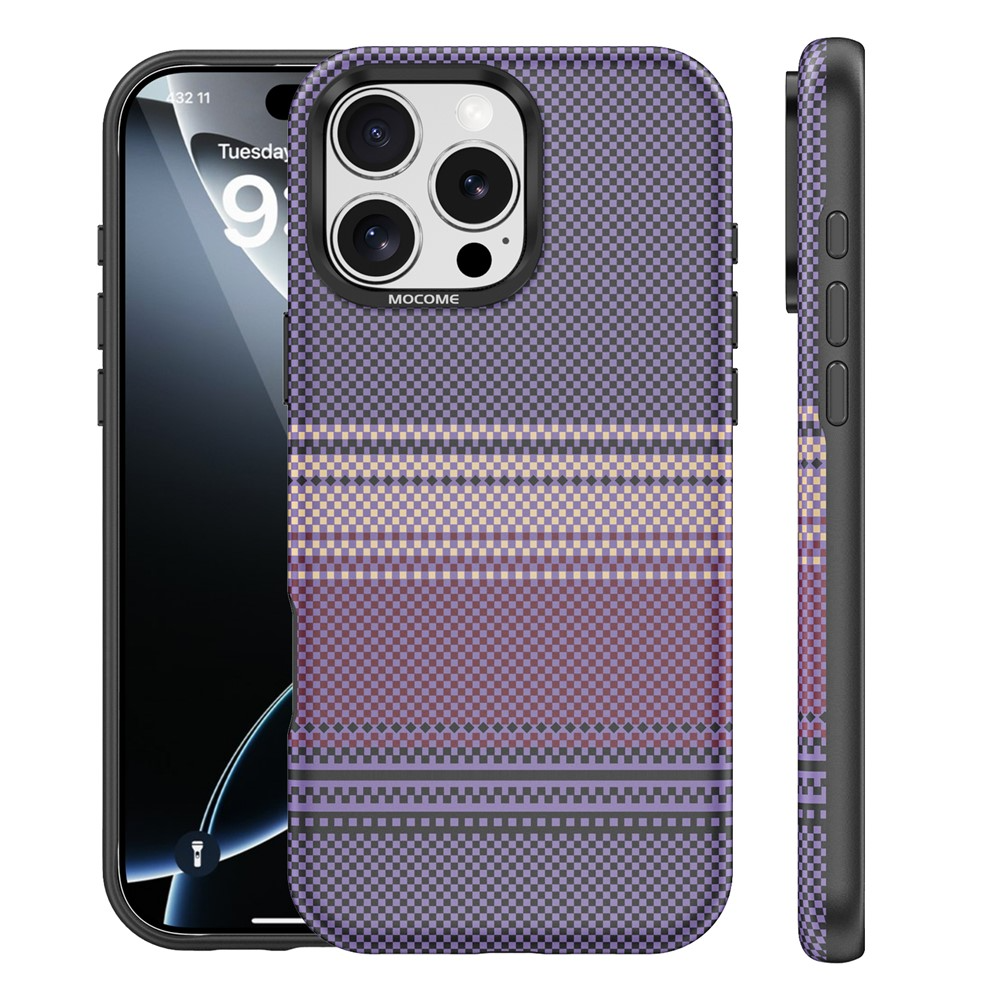 Coque MagSafe pour Apple iPhone 16 Pro Max, OEM, Gradient Rainbow, Violet