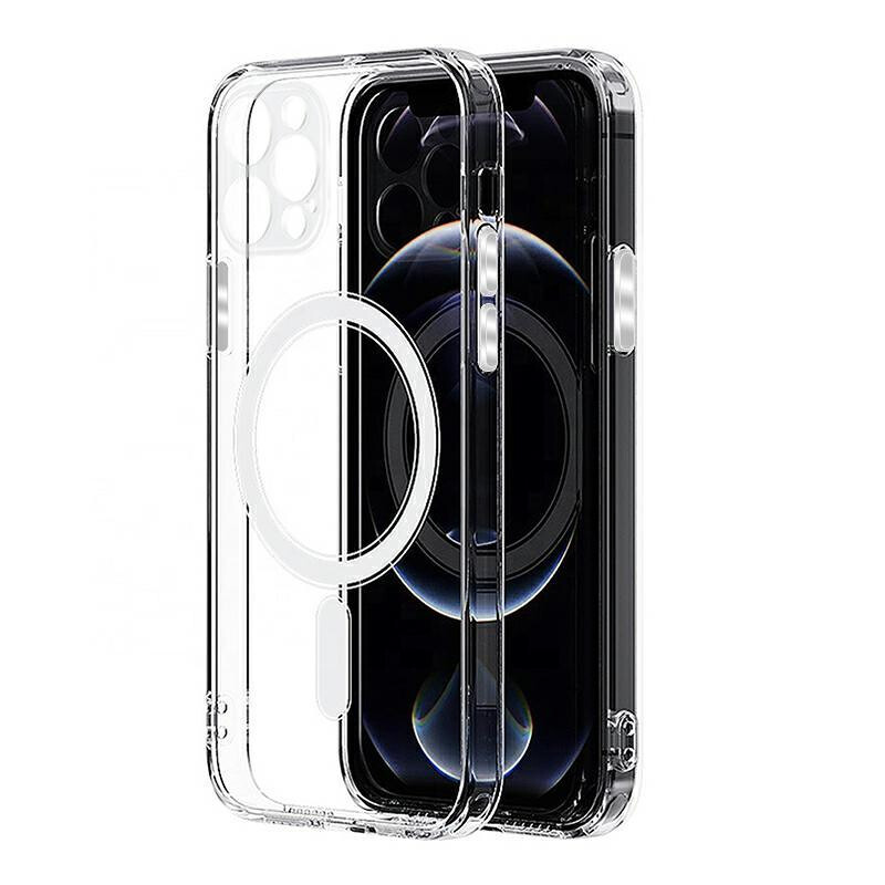 Coque MagSafe pour Apple iPhone 16 Pro Max, OEM, Clear with Camera Protection, Transparente