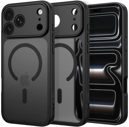 Coque MagSafe pour Apple iPhone 18 Pro Max / 17 Pro Max, Tech-Protect, BasicMag, Noir Mat