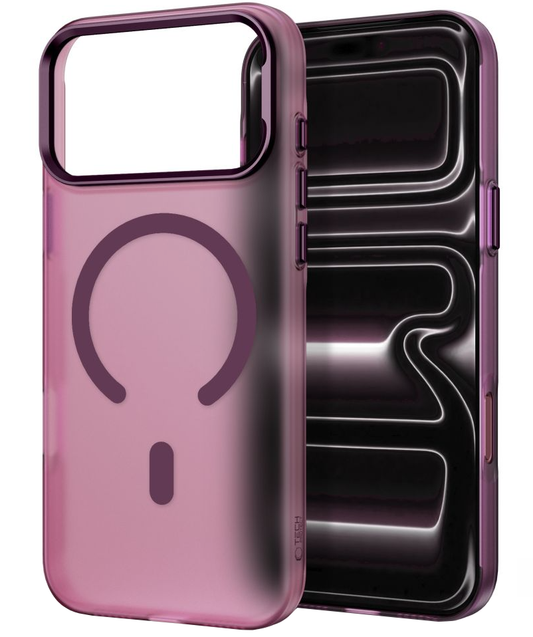 MagSafe Case for Apple iPhone 18 Pro / 17 Pro, Tech-Protect, MagZero, Matte Burgundy