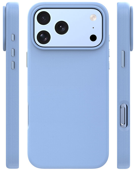 Coque MagSafe pour Apple iPhone 18 Pro / 17 Pro, Etteri, Elegant Mag, Bleu