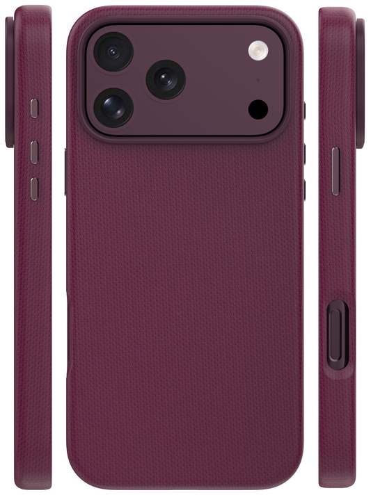 Coque MagSafe pour Apple iPhone 18 Pro Max / 17 Pro Max, Etteri, Elegant Mag, Bordeaux