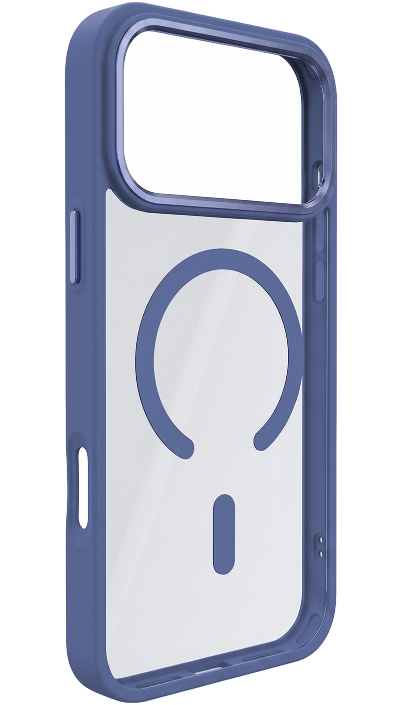 Coque MagSafe pour Apple iPhone 18 Pro Max / 17 Pro Max, OEM, Color Clear Mag, Bleue