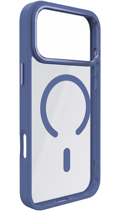 Coque MagSafe pour Apple iPhone 18 Pro Max / 17 Pro Max, OEM, Color Clear Mag, Bleue