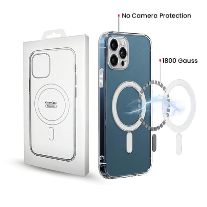 Coque MagSafe pour Apple iPhone 17 Pro Max, OEM, Transparente, Transparente