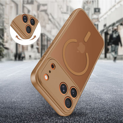 Étui MagSafe pour Apple iPhone 17 Pro Max, Tech-Protect, BasicMag, Marron Mat