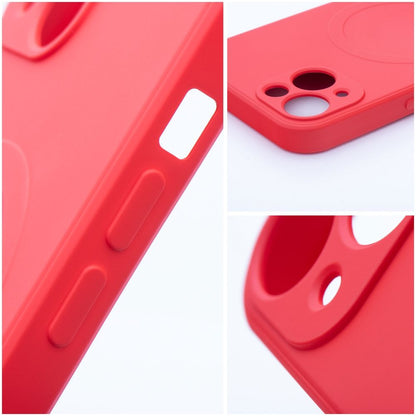 MagSafe Case for Apple iPhone 17e / 16e, OEM, Silicone Mag, Red