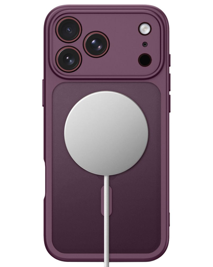Coque MagSafe pour Apple iPhone 18 Pro / 17 Pro, Tech-Protect, BasicMag, Rouge Mat