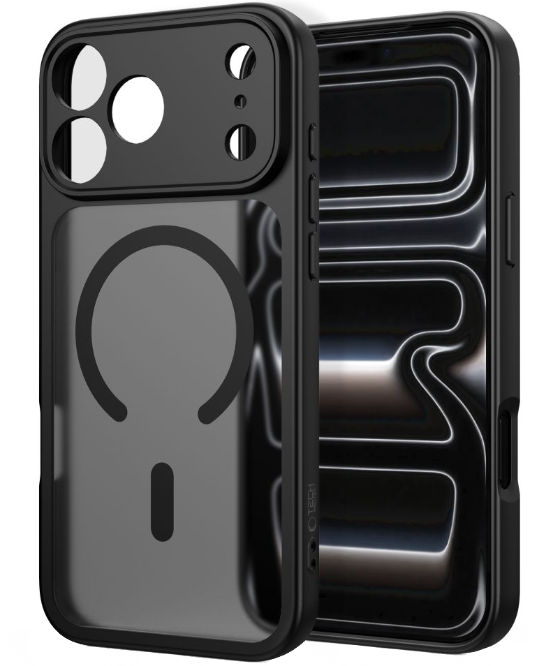 Coque MagSafe pour Apple iPhone 18 Pro Max / 17 Pro Max, Tech-Protect, BasicMag, Noir Mat