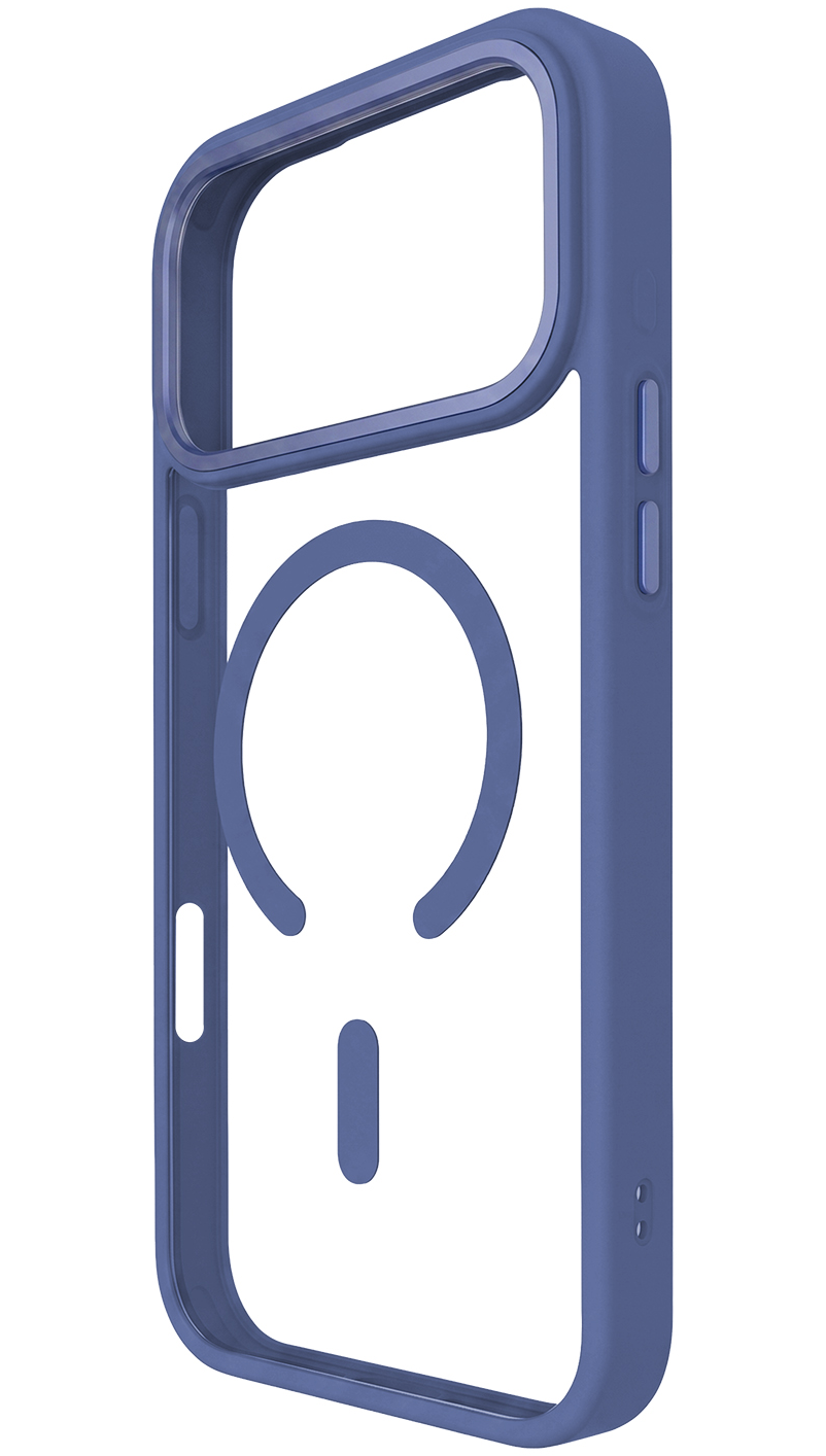 Coque MagSafe pour Apple iPhone 18 Pro Max / 17 Pro Max, OEM, Color Clear Mag, Bleue