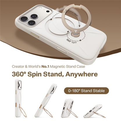 Étui MagSafe pour Apple iPhone 17 Pro, Torras, QPRO Silicone, Blanc
