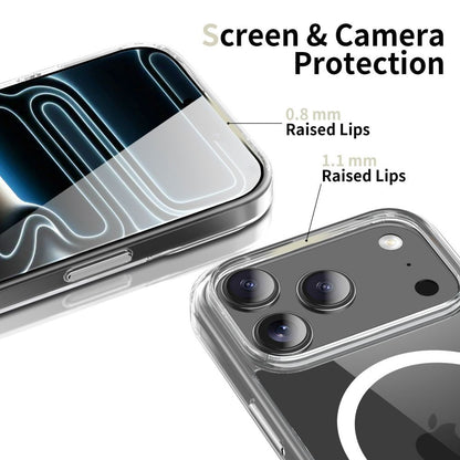 Étui MagSafe pour Apple iPhone 17 Pro Max, Tech-Protect, Flexair Hybrid CC, Transparent