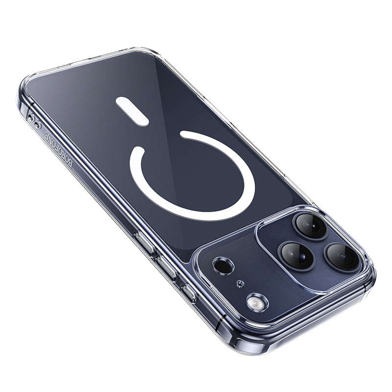 Coque MagSafe pour Apple iPhone 17 Pro, Borofone, BI5 Ice Shield, Transparente