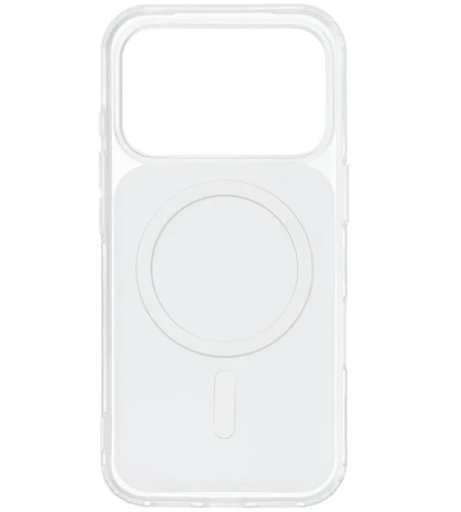 Coque MagSafe pour Apple iPhone 17e / 16e, OEM, Clear Fusion Mag Cover, Blanche