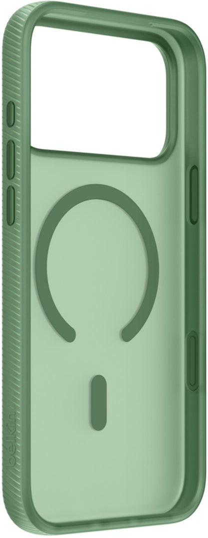 Coque MagSafe pour Apple iPhone 17 Pro, Belkin, SheerForce Grip, Vert MSA035hqSE