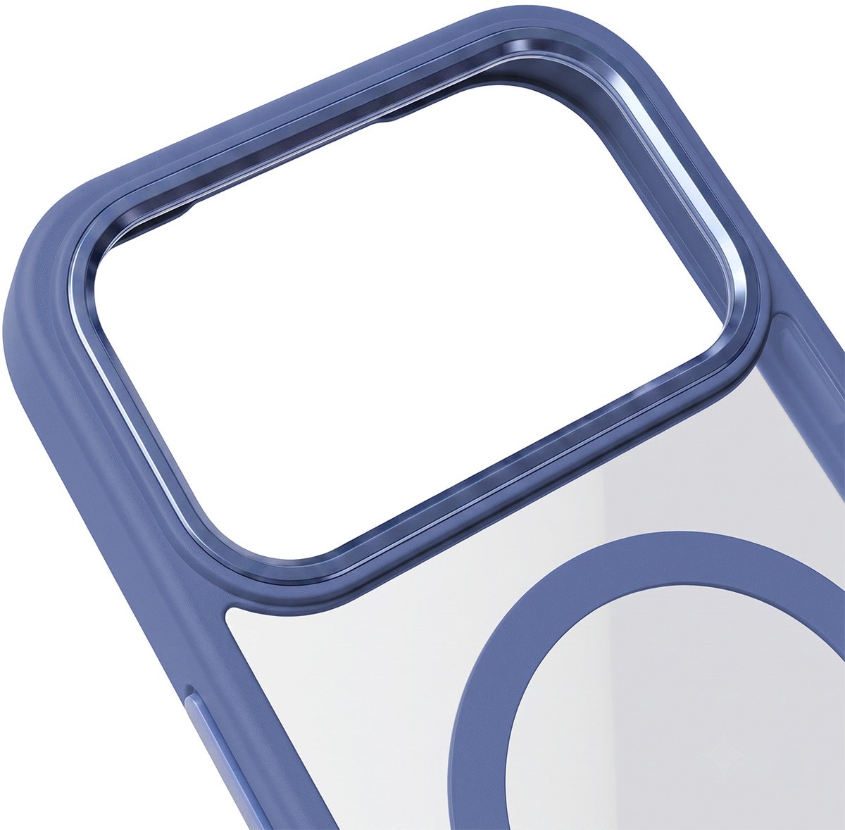 Coque MagSafe pour Apple iPhone 18 Pro Max / 17 Pro Max, OEM, Color Clear Mag, Bleue