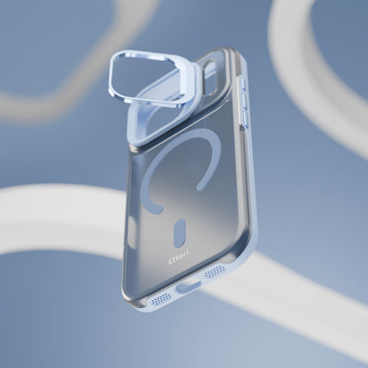 Coque MagSafe pour Apple iPhone 18 Pro / 17 Pro, Etteri, Morning Fog, Bleue