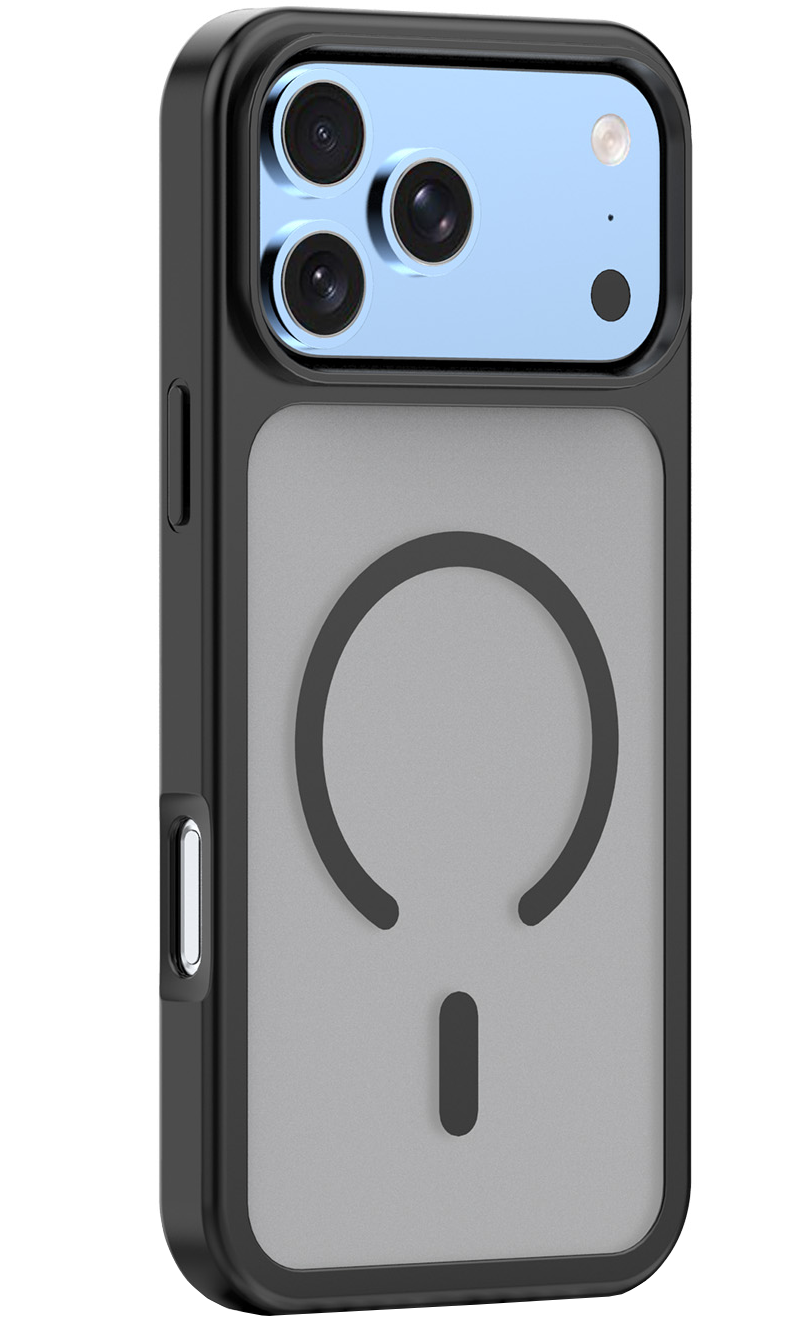 MagSafe Case for Apple iPhone 18 Pro / 17 Pro, OEM, Mag Big Hole, Matte Black