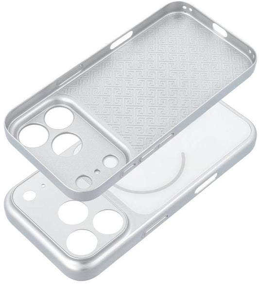 Coque MagSafe pour Apple iPhone 18 Pro / 17 Pro, OEM, Make 18, argentée