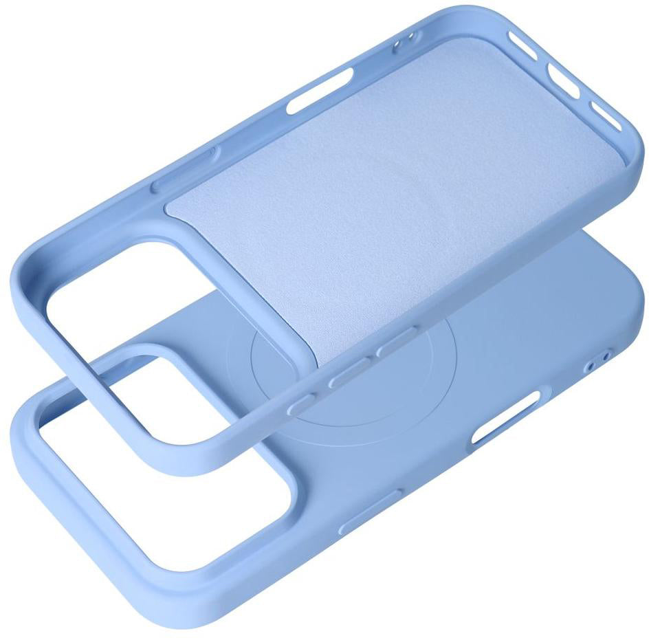 Coque MagSafe pour Apple iPhone 18 Pro Max / 17 Pro Max, OEM, Silicone Mag (Big Hole), bleu