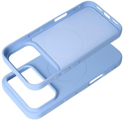 Coque MagSafe pour Apple iPhone 18 Pro Max / 17 Pro Max, OEM, Silicone Mag (Big Hole), bleu