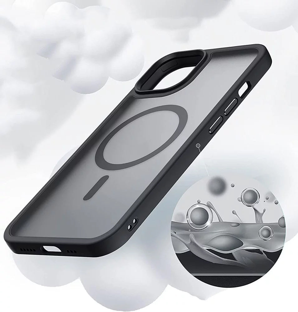 MagSafe Case for Apple iPhone 12 / 12 Pro, Tech-Protect, Magmat, Navy Blue