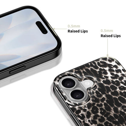 Coque MagSafe pour Apple iPhone 17, Tech-Protect, Lamano Leopard, Noire
