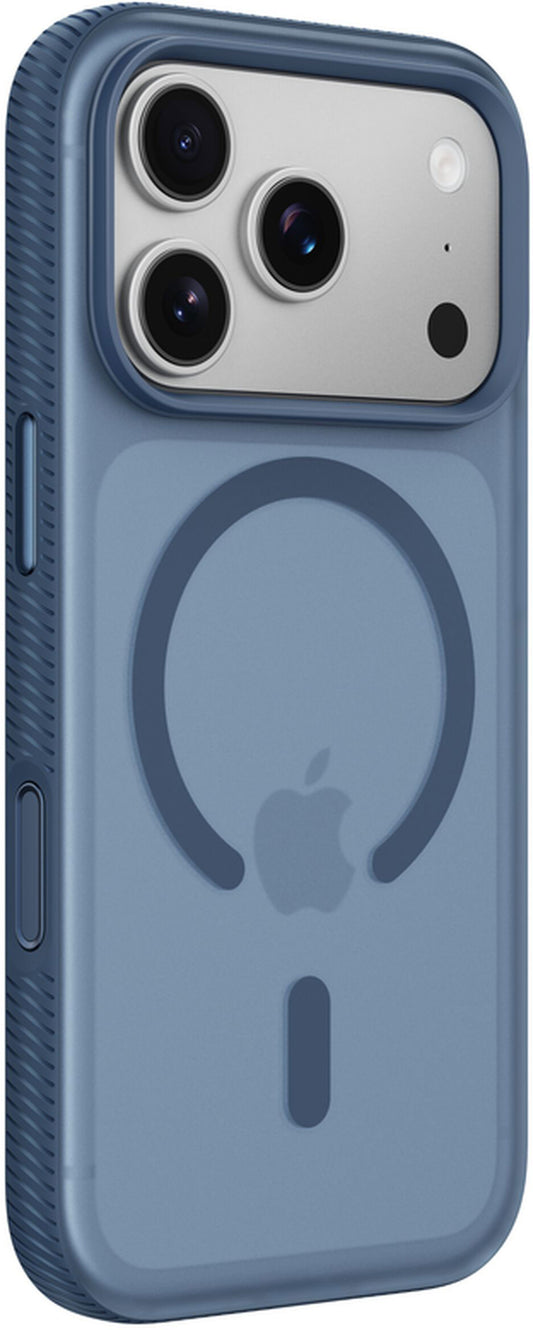 Coque MagSafe pour Apple iPhone 17 Pro, Belkin, SheerForce Grip, Bleu marine MSA035hqNY