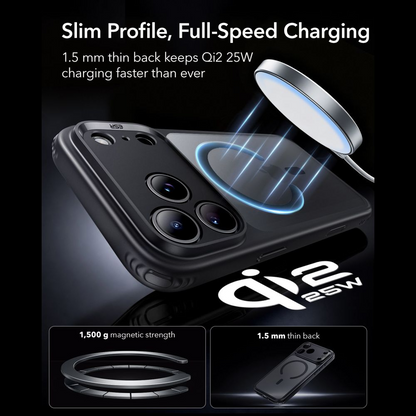 Coque MagSafe pour Apple iPhone 18 Pro Max / 17 Pro Max, ESR, Classic Hybrid, Noire