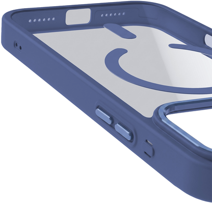 Coque MagSafe pour Apple iPhone 18 Pro Max / 17 Pro Max, OEM, Color Clear Mag, Bleue