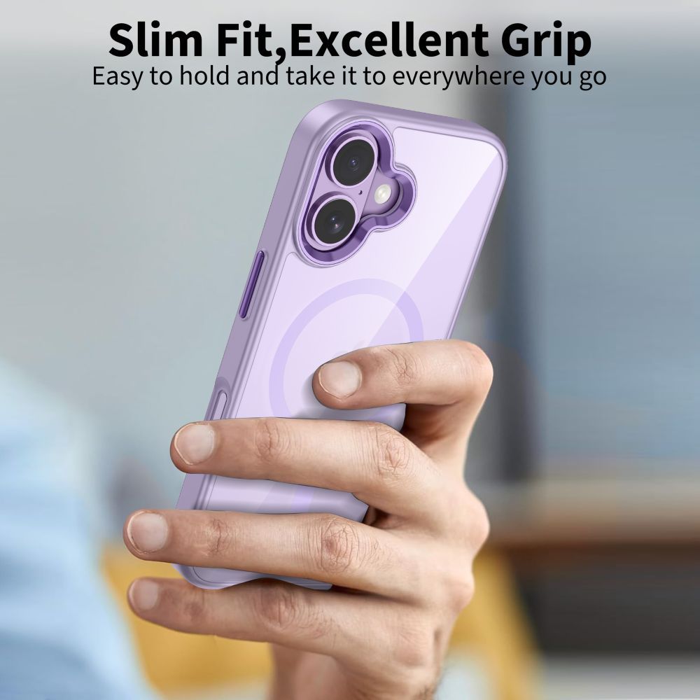 Étui MagSafe pour Apple iPhone 17, Tech-Protect, Magmat, Violet