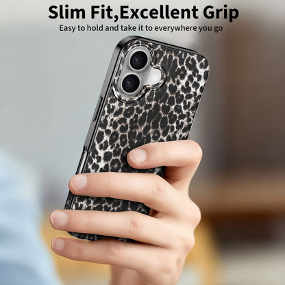 Coque MagSafe pour Apple iPhone 17, Tech-Protect, Lamano Leopard, Noire