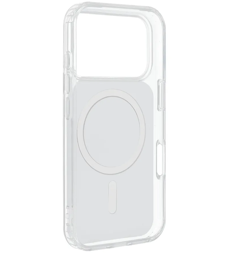 Coque MagSafe pour Apple iPhone 17e / 16e, OEM, Clear Fusion Mag Cover, Blanche