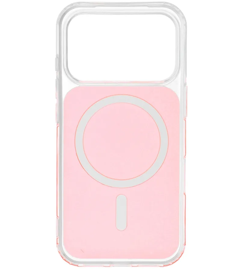 Coque MagSafe pour Apple iPhone 17e / 16e, OEM, Clear Fusion Mag Cover, Orange