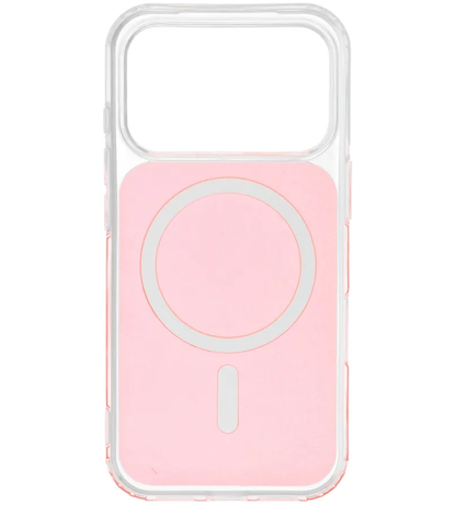 Coque MagSafe pour Apple iPhone 17e / 16e, OEM, Clear Fusion Mag Cover, Orange