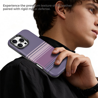 Coque MagSafe pour Apple iPhone 16 Pro Max, OEM, Gradient Rainbow, Violet