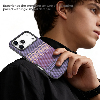 Coque MagSafe pour Apple iPhone 17 Pro, OEM, Gradient Rainbow, Violet