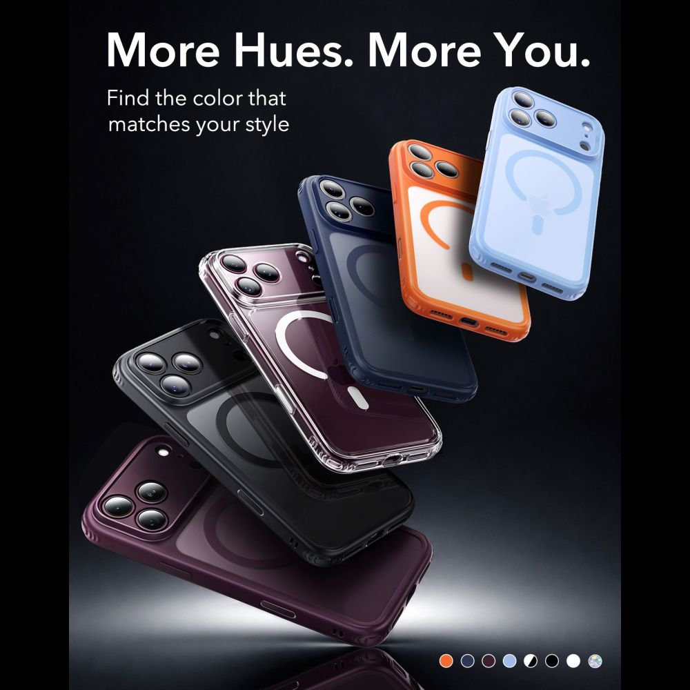 Coque MagSafe pour Apple iPhone 18 Pro Max / 17 Pro Max, ESR, Classic Hybrid, Noire
