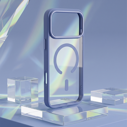 Coque MagSafe pour Apple iPhone 18 Pro Max / 17 Pro Max, OEM, Color Clear Mag, Bleue