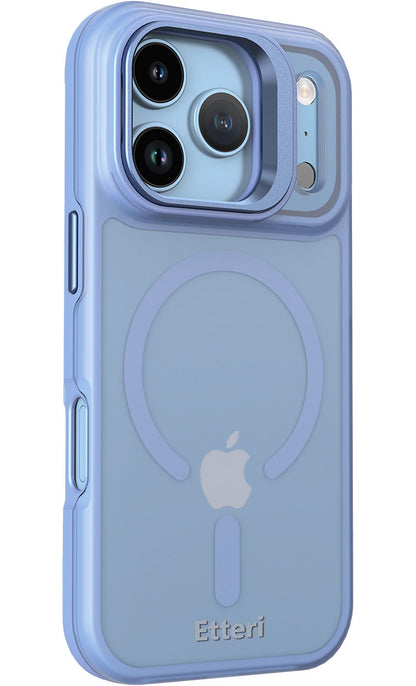 Coque MagSafe pour Apple iPhone 18 Pro / 17 Pro, Etteri, Morning Fog, Bleue
