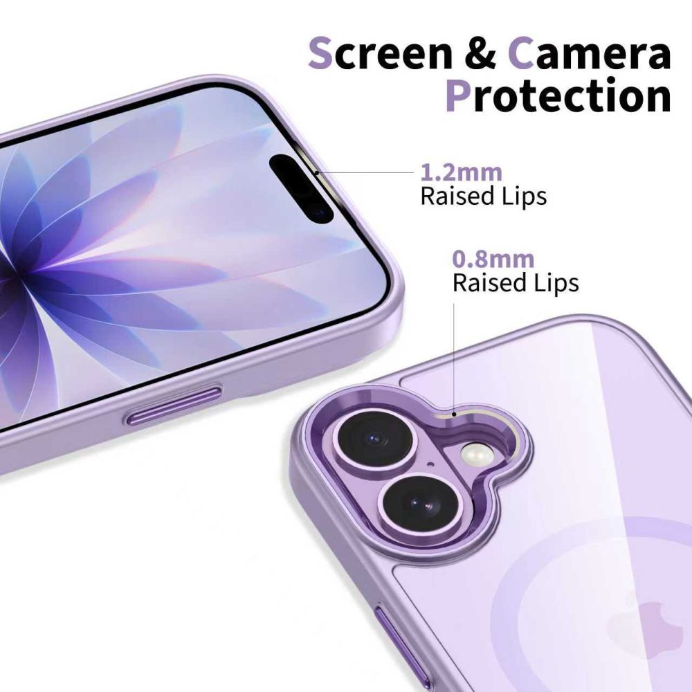 Étui MagSafe pour Apple iPhone 17, Tech-Protect, Magmat, Violet