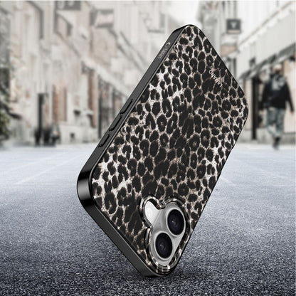 Coque MagSafe pour Apple iPhone 17, Tech-Protect, Lamano Leopard, Noire