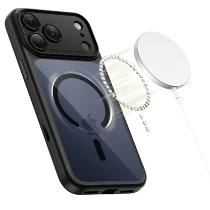 MagSafe Case for Apple iPhone 17 Pro Max, Tech-Protect, MagPeak, Transparent Black