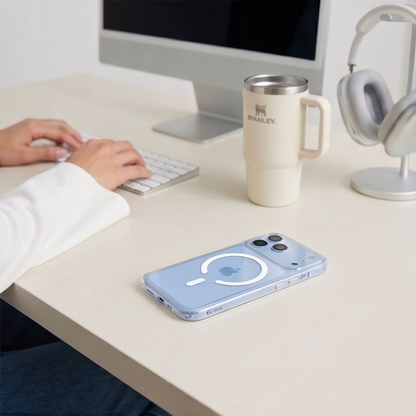 Coque MagSafe pour Apple iPhone 18 Pro / 17 Pro, Tech-Protect, Flexair Hybrid, Transparente