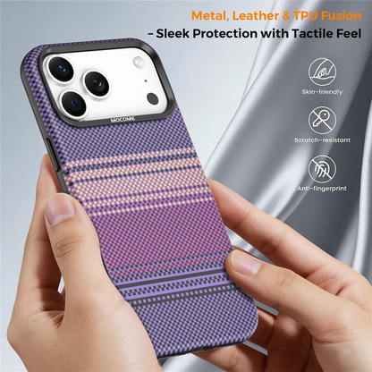 Coque MagSafe pour Apple iPhone 17 Pro Max, OEM, Gradient Rainbow, Violet