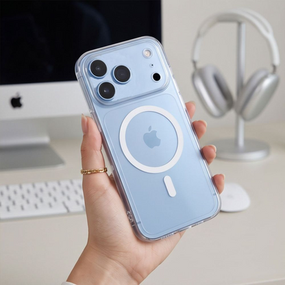Coque MagSafe pour Apple iPhone 18 Pro / 17 Pro, Tech-Protect, Flexair, Transparente