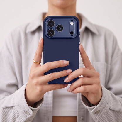 Coque MagSafe pour Apple iPhone 18 Pro Max / 17 Pro Max, Tech-Protect, Uniq CC, Bleu marine