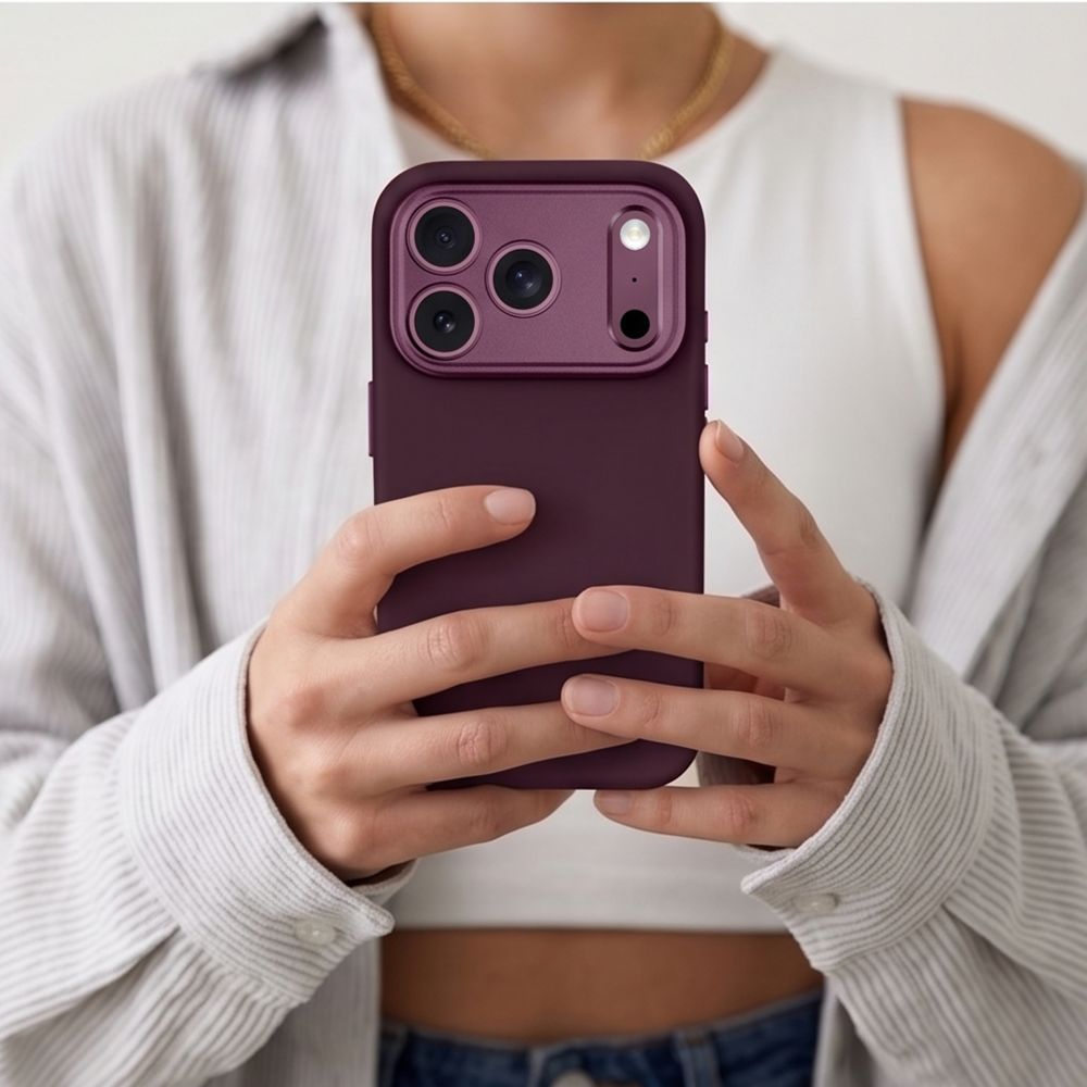 Coque MagSafe pour Apple iPhone 18 Pro Max / 17 Pro Max, Tech-Protect, Uniq CC, Bordeaux