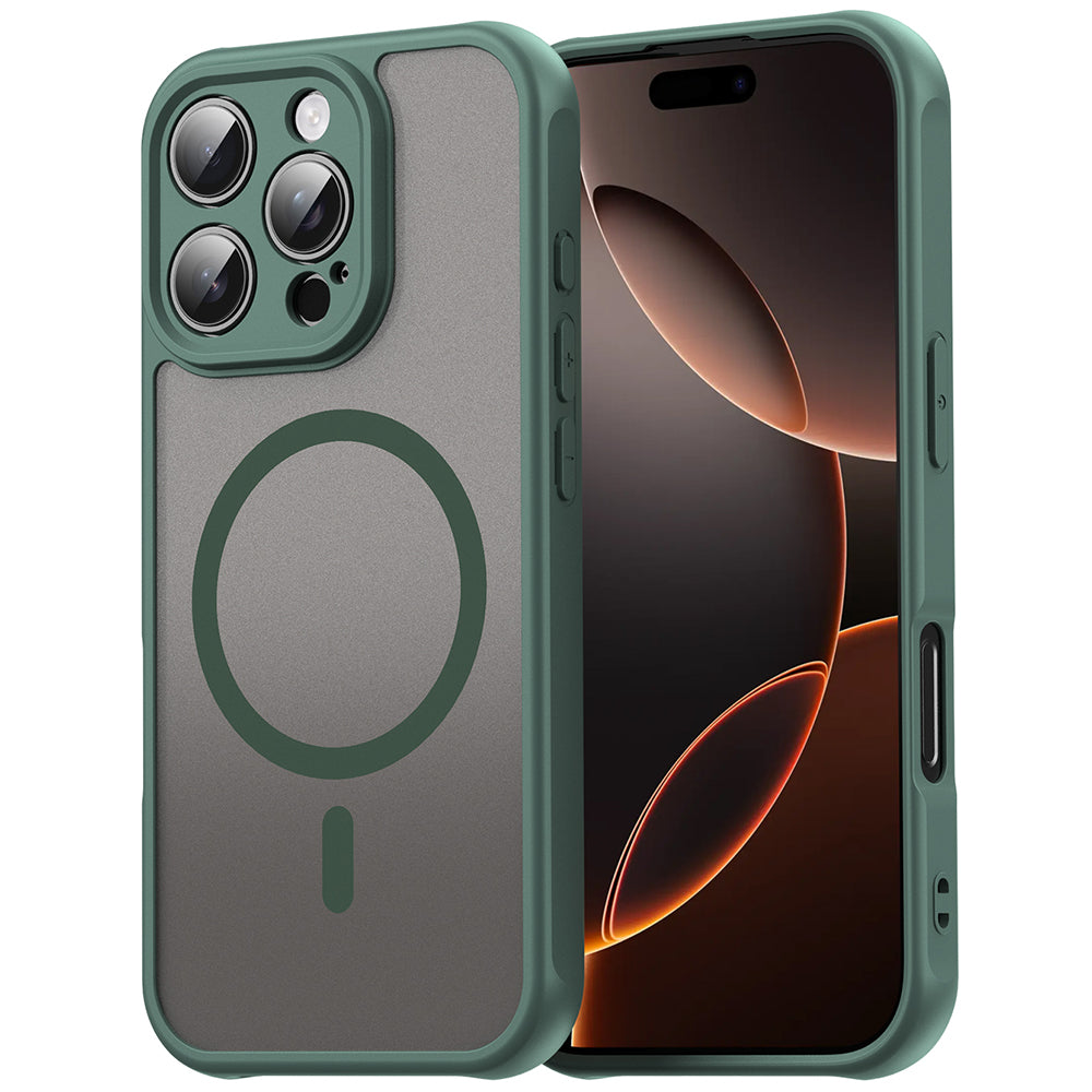 MagSafe Case for Apple iPhone 11 Pro, Techsuit, HaloFrost II, Green
