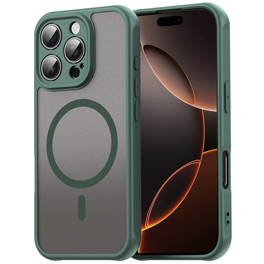 Coque MagSafe pour Apple iPhone 11, Techsuit, HaloFrost II, Vert